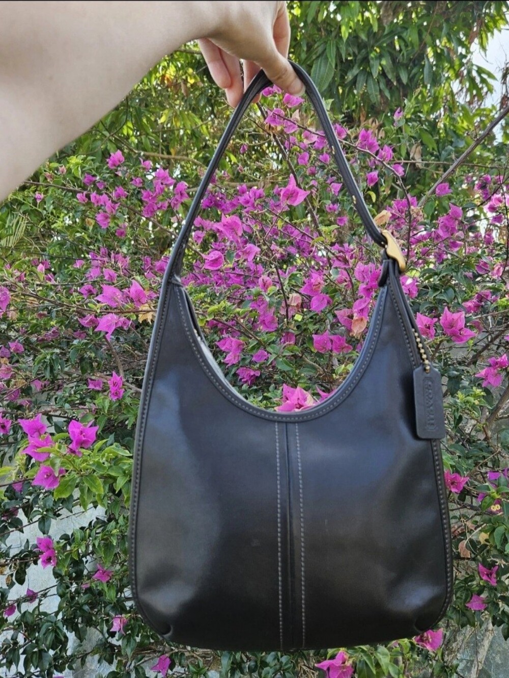 Coach Ergo C2265 Black All Leather Shoulder Bag – Hangtag Included